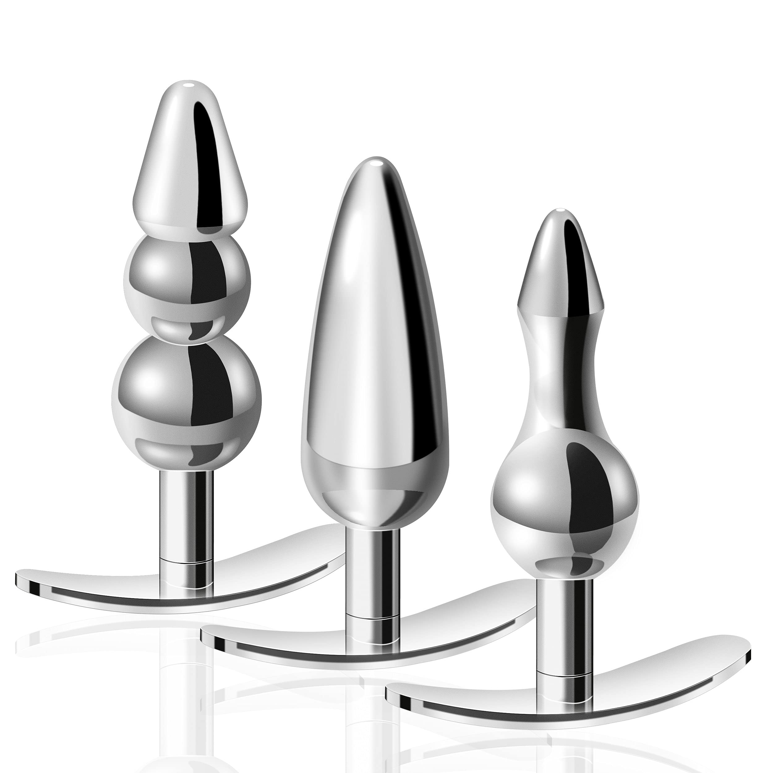 Prosixtoy Metall Analplug-Anfnger Sexspielzeug fr Frauen Mnner 3 Stcke  Buttplug aus Edelstahl Sex Spielzeug Analspielzeuge mit Kristall Diamant  Anal BDSM : Amazon.de: Drogerie & Krperpflege