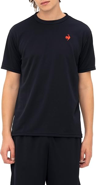 le coq sportif(ルコックスポルティフ) 半袖 Tシャツインナー 吸汗速乾 UVカット ストレッチ ワンポイント ランニング トレーニング テニス メンズユニセックス大人 - 4