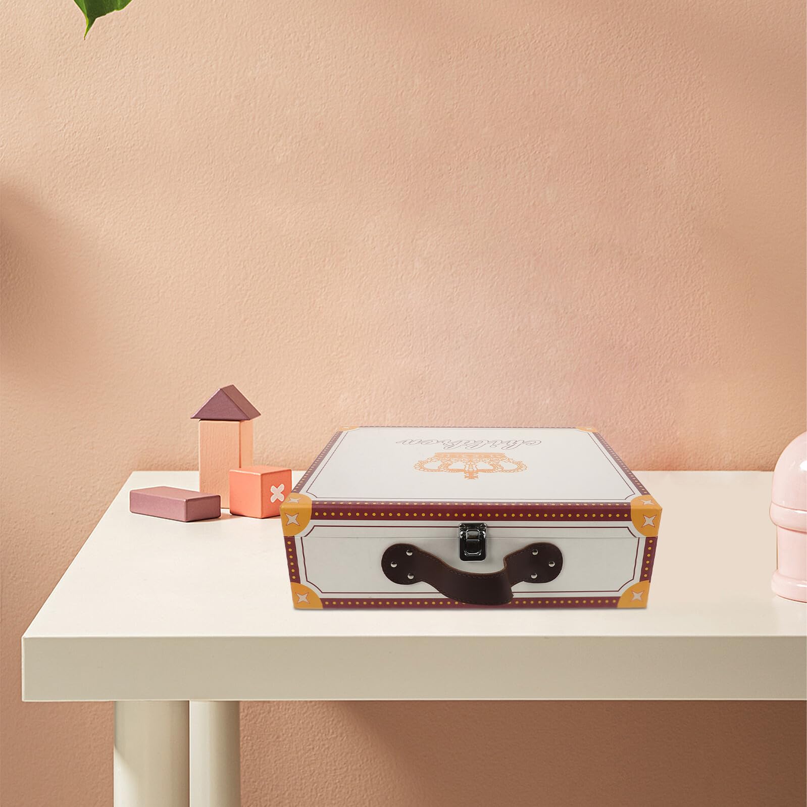 Toyvian Scatola Valigia Portatile per Regalo e Decorazione in Carta