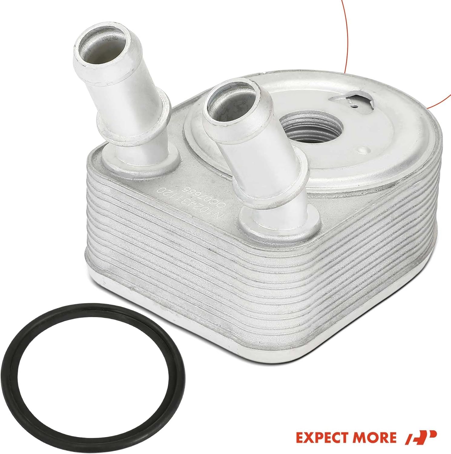 A-Premium Engine Oil Cooler Compatible with Ford Escape 2020-2024 1.5L, Bronco Sport 2021-2024 1.5L, GAS