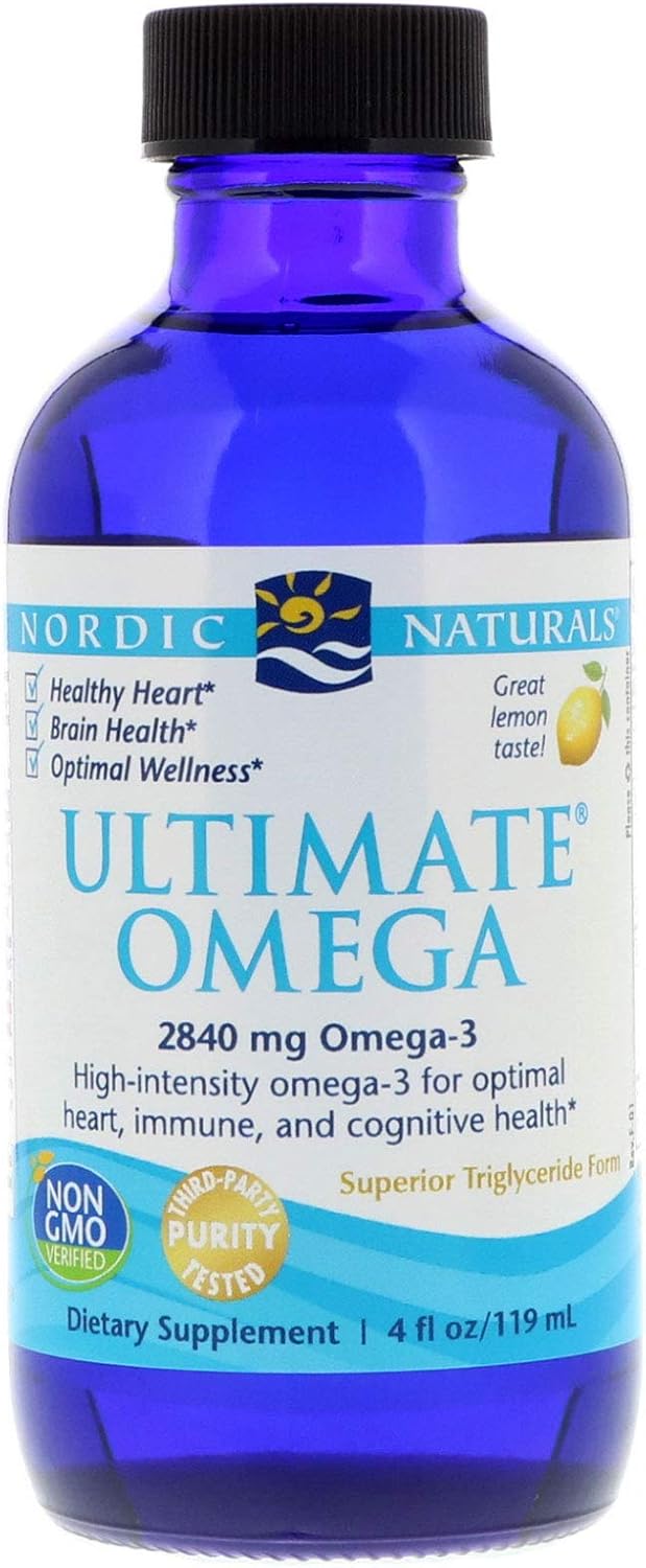 Nordic Naturals Ultimate Omega Liquid Lemon -- 4 fl oz