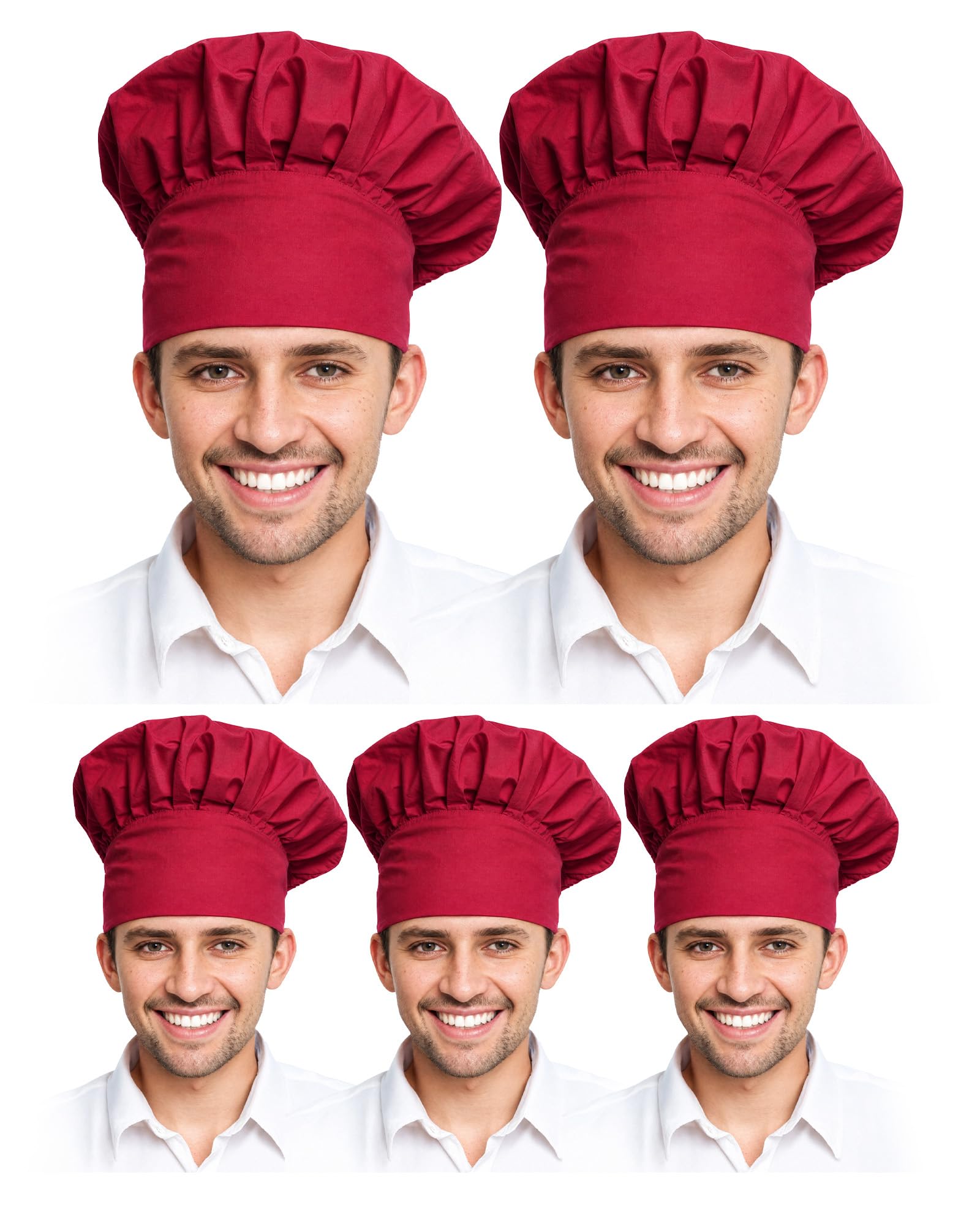 Xeoxarel Chef Hat for Men/Women, Baker Kitchen Cooking Cap