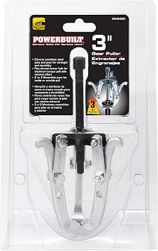 Powerbuilt 648490 Gear Puller with 3-Way Reversible Jaw