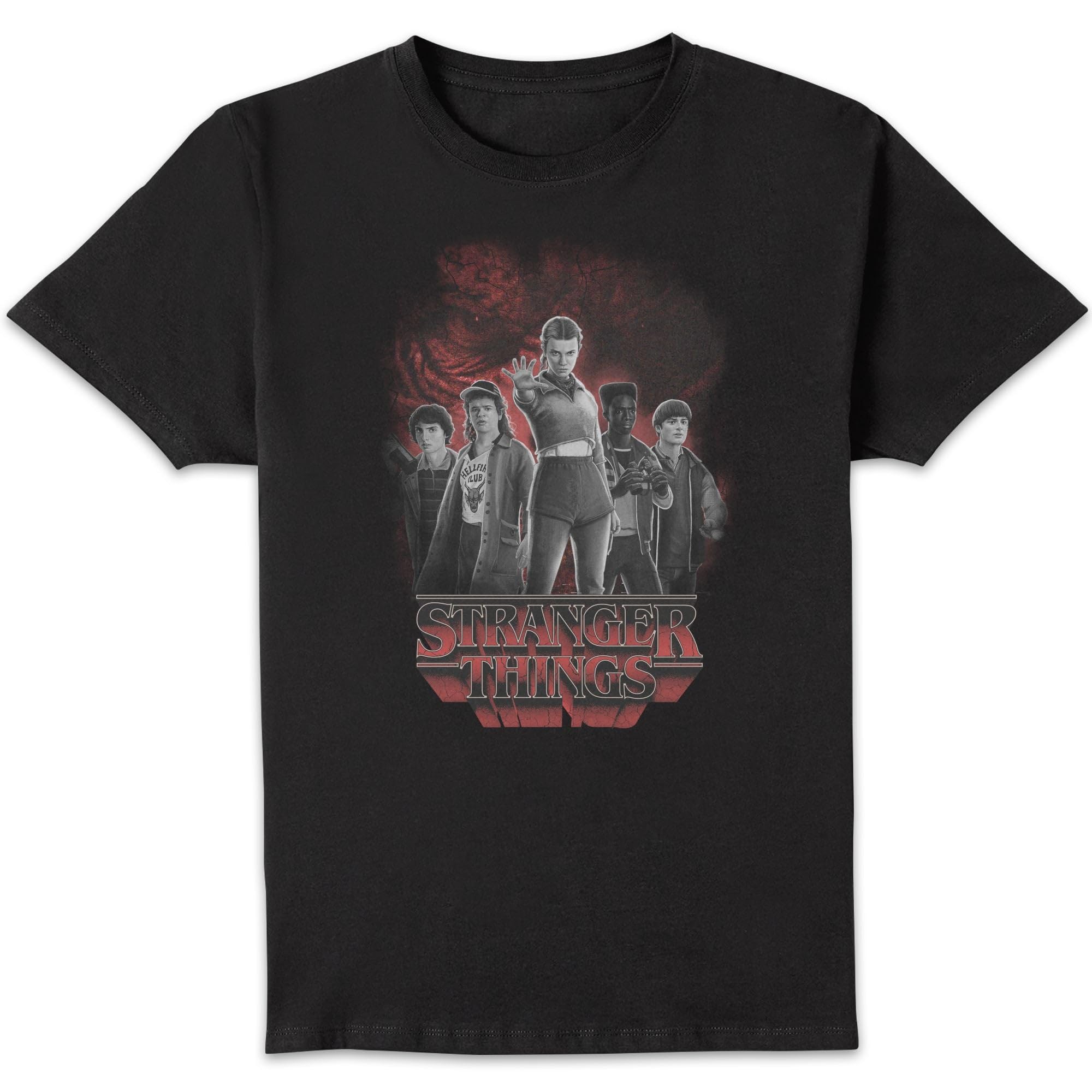 Zavvi Unisex Multi Stranger Things Lineup Men's T-Shirt - Black Xxl