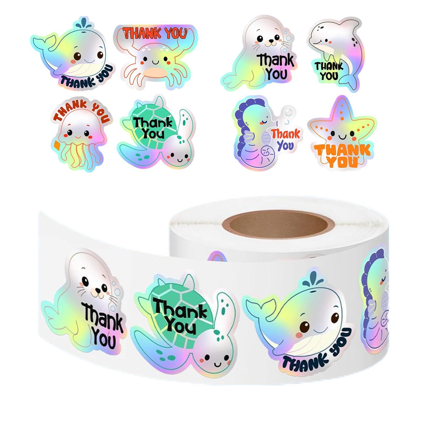 Autocollants sous la mer rouleau de stickers poétiques pour scrapbooking