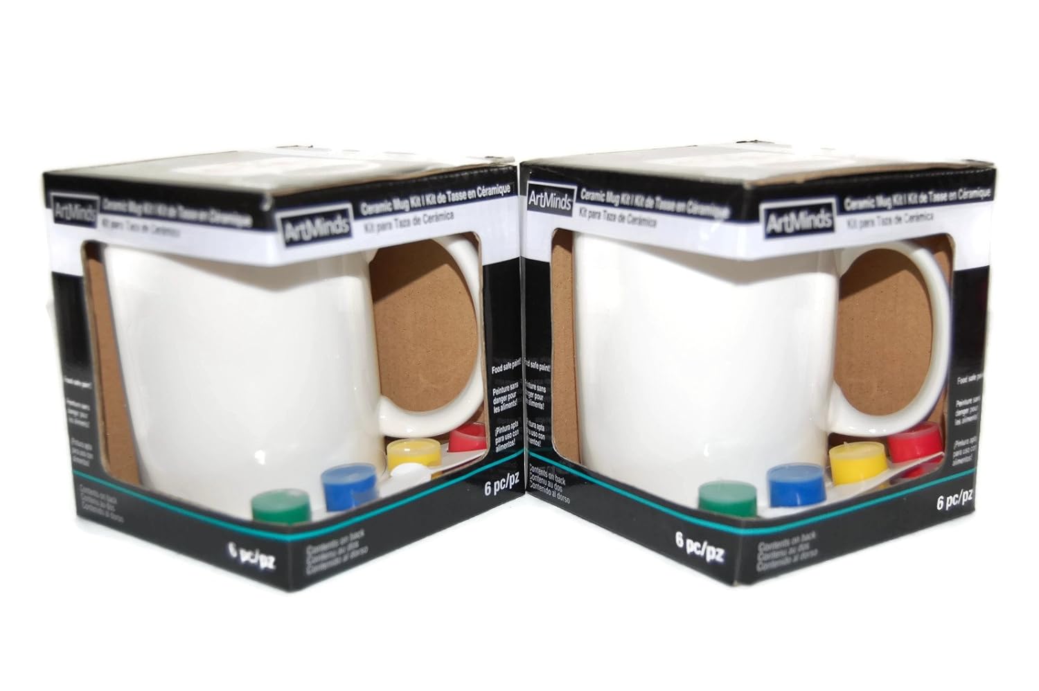 ArtMinds Ceramic Mug Painting Kit (2 Pack) Amazon.in Home & Kitchen