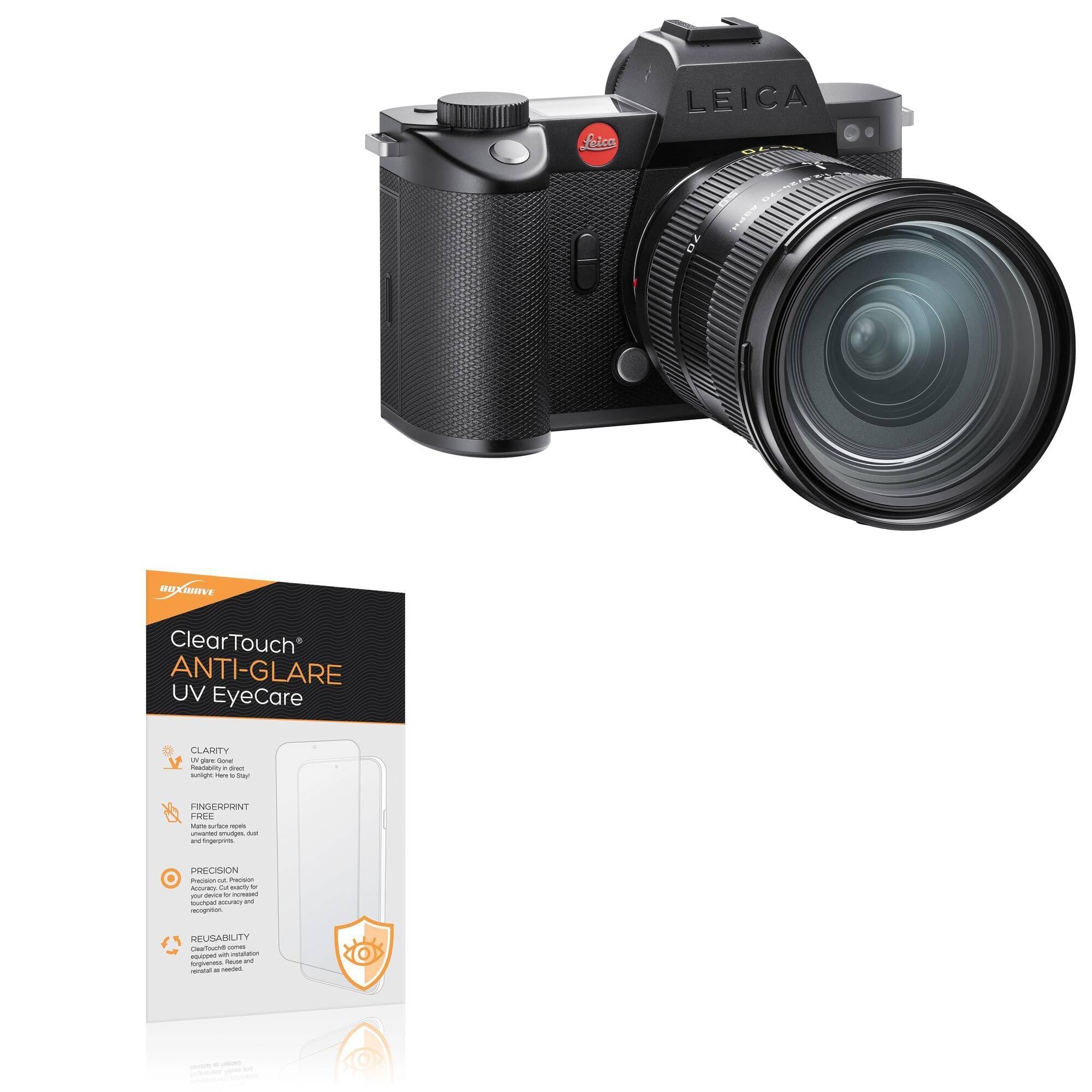 BoxWave Screen Protector Compatible With Leica SL2-S - ClearTouch Anti-Glare Anti-UV EyeCare (2-Pack), Filters out Harmful Blue Light Reduce Fatigue