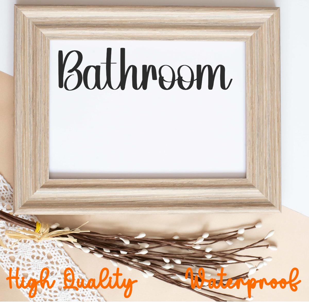 Amazon.com: Pack of 2 Home Door Sign Stickers - Bedroom Décor