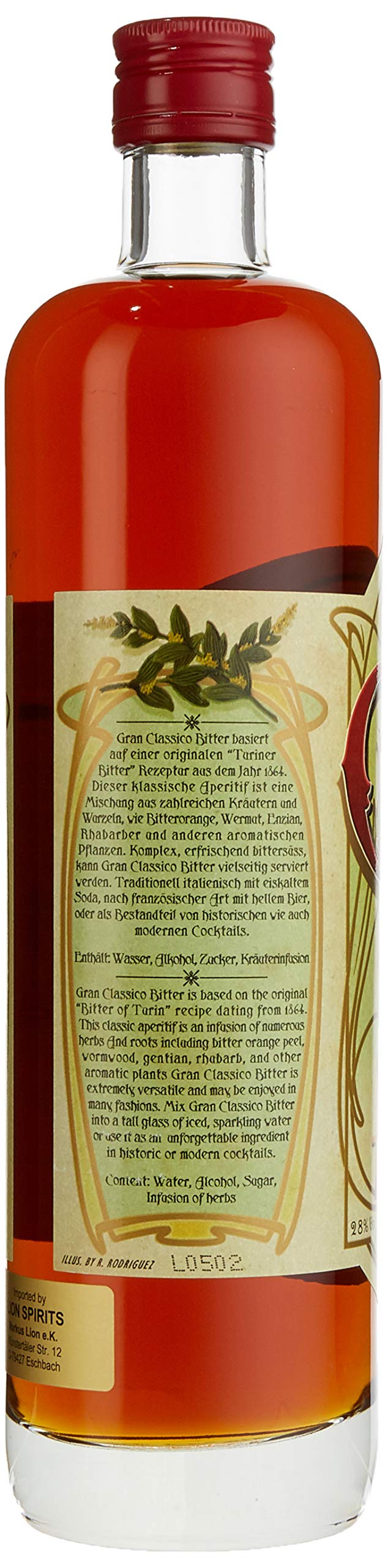 Gran Classico Bitter 28% Alc (1 x 0.7 l)