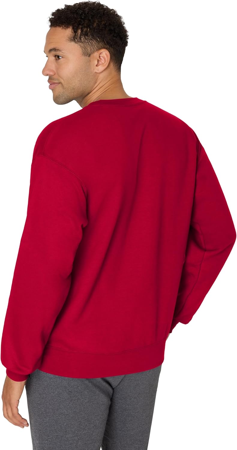 Hanes mens Ultimate Sweatshirt, Heavyweight Fleece Sweatshirt, Crewneck Pullover for Men - Image 2