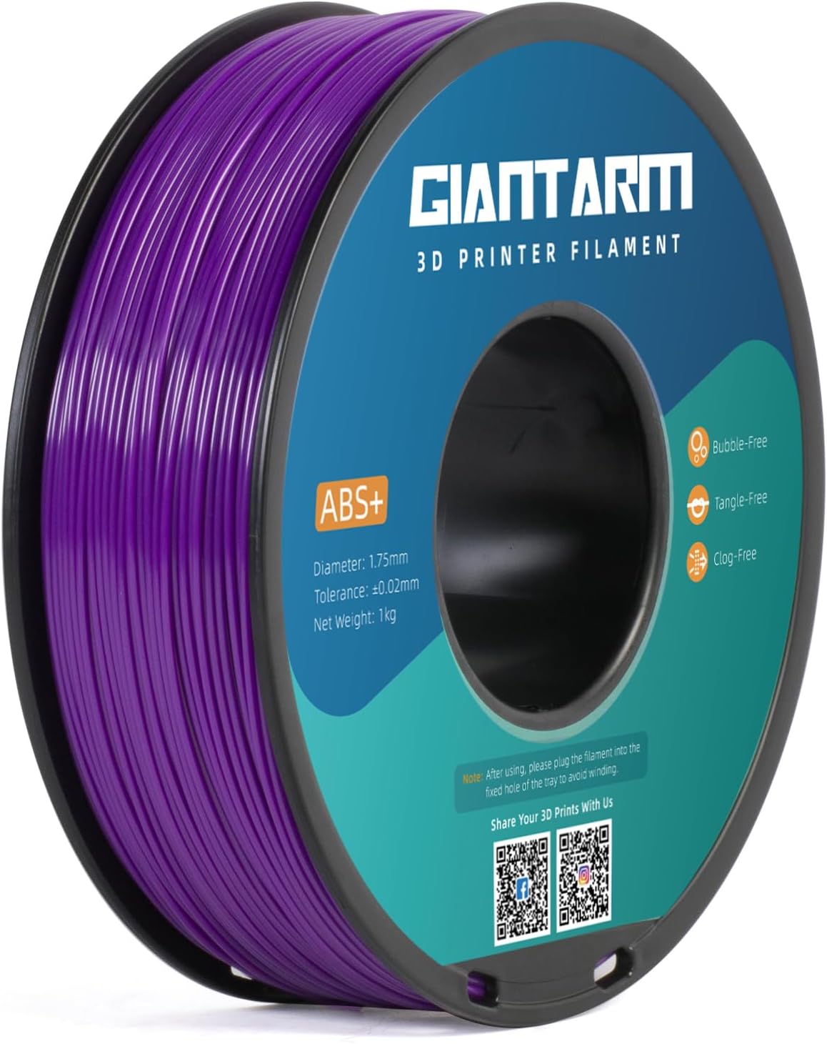 Amazon.com: GIANTARM ABS+ Filament 1.75mm, ABS 3D Printer Filament ...