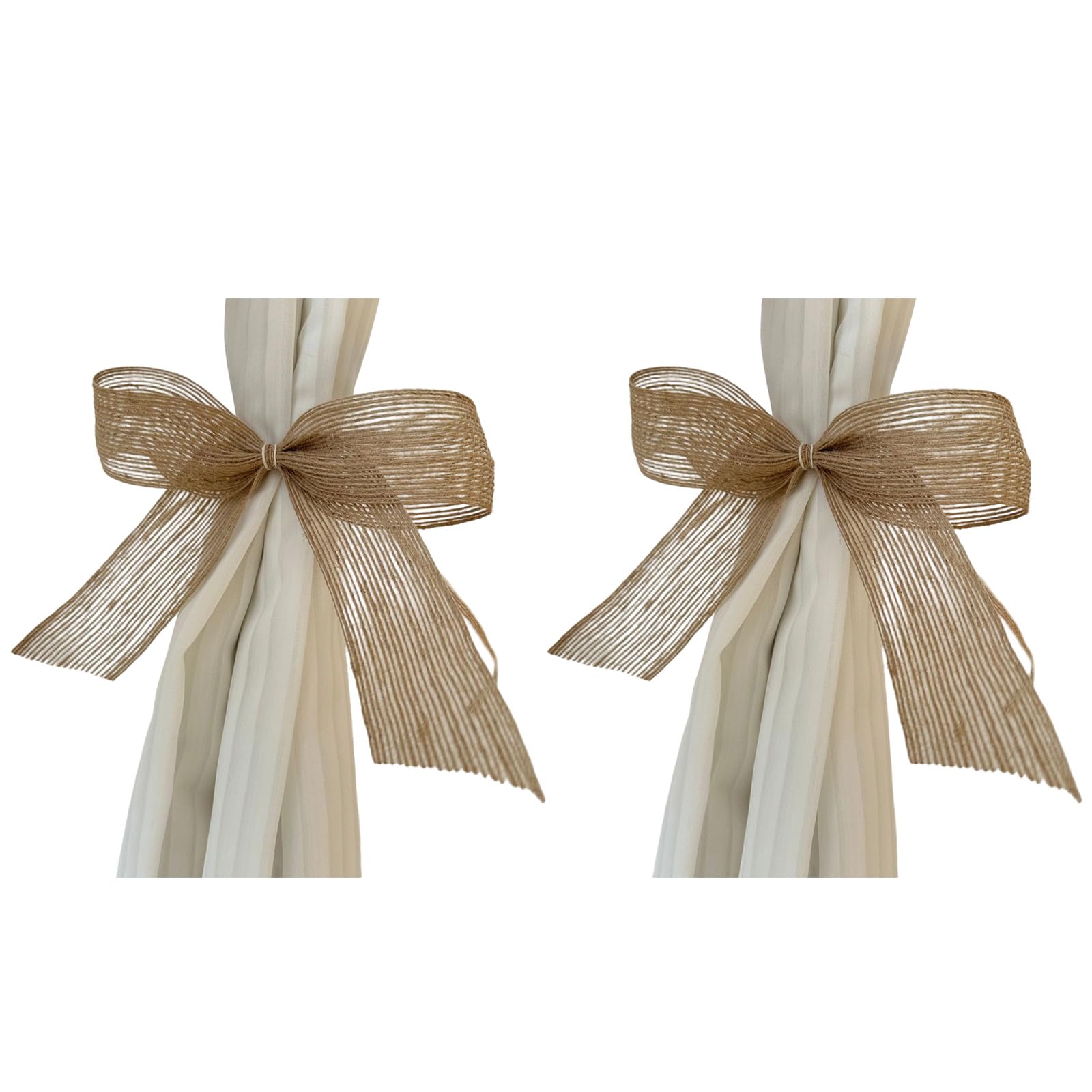 CAZSTYK Decorationative Bowknot Curtain Fasteners for Easy and Enhances Aesthetic in French or Nordics Decoration Elastic Curtain Holders