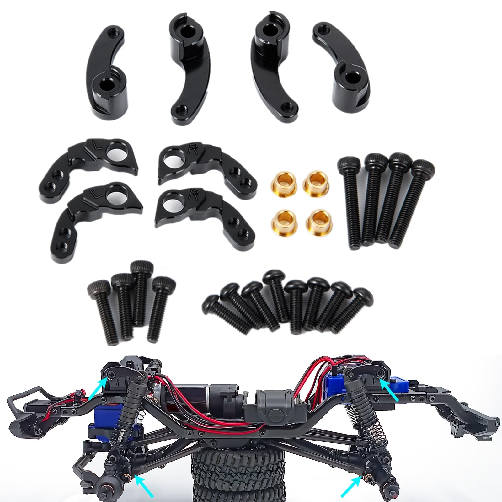 RC Metal Slipper Set Ingranaggi Cilindrici Parti Di Aggiornamento Per ARRMA Big Rock SENTON Typhon 1 10 Rc Cars Rosso 95089904