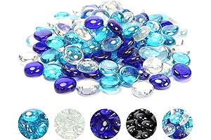 Hisencn Fire Glass Beads for Fire Pit