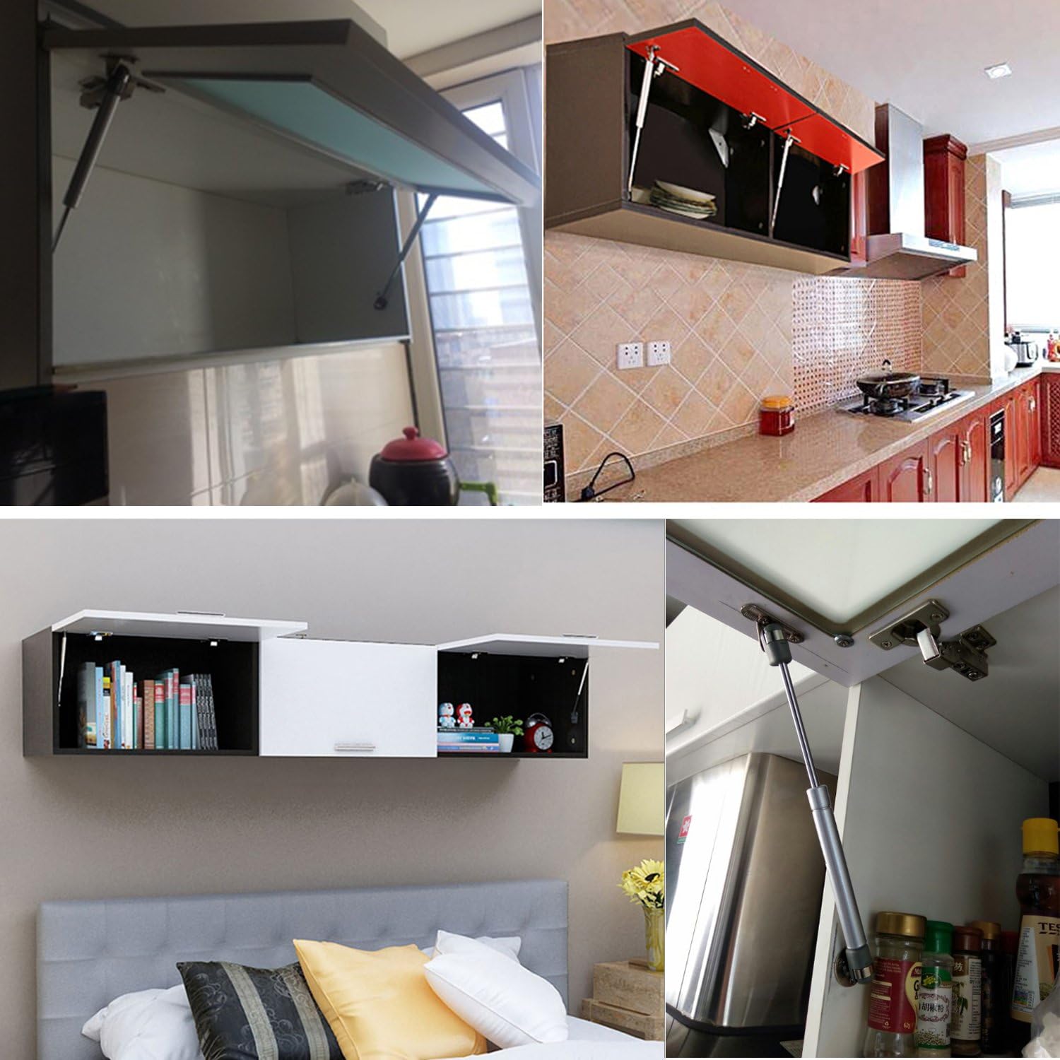 Gas Struts for Cabinets - Soft Close Lid Support -5 Gas Struts for Cabinets - Soft Close Lid Support -5