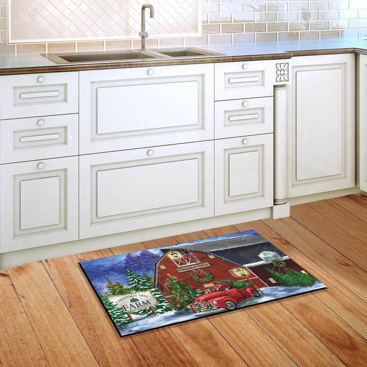 Briarwood Lane Christmas Tree Farm Pickup Doormat