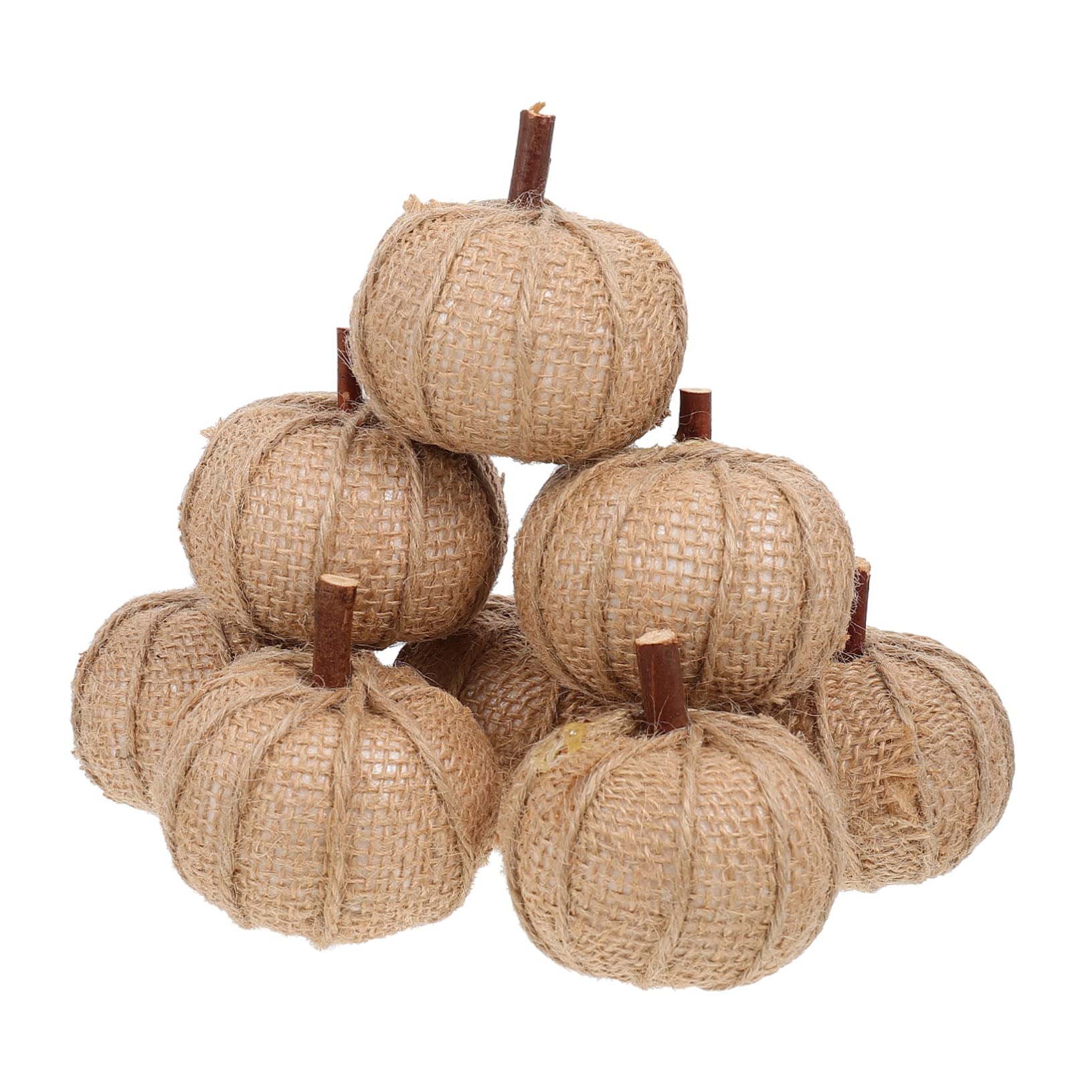 Didiseaon 16 pcs Grid Pumpkin Holiday Foam Pumpkins Festival Foam Pumpkins Artificial Mini Pumpkins Small Pumpkins Harvest Decoration Fake Foam Pumpkins Foam Material Vegetable Props