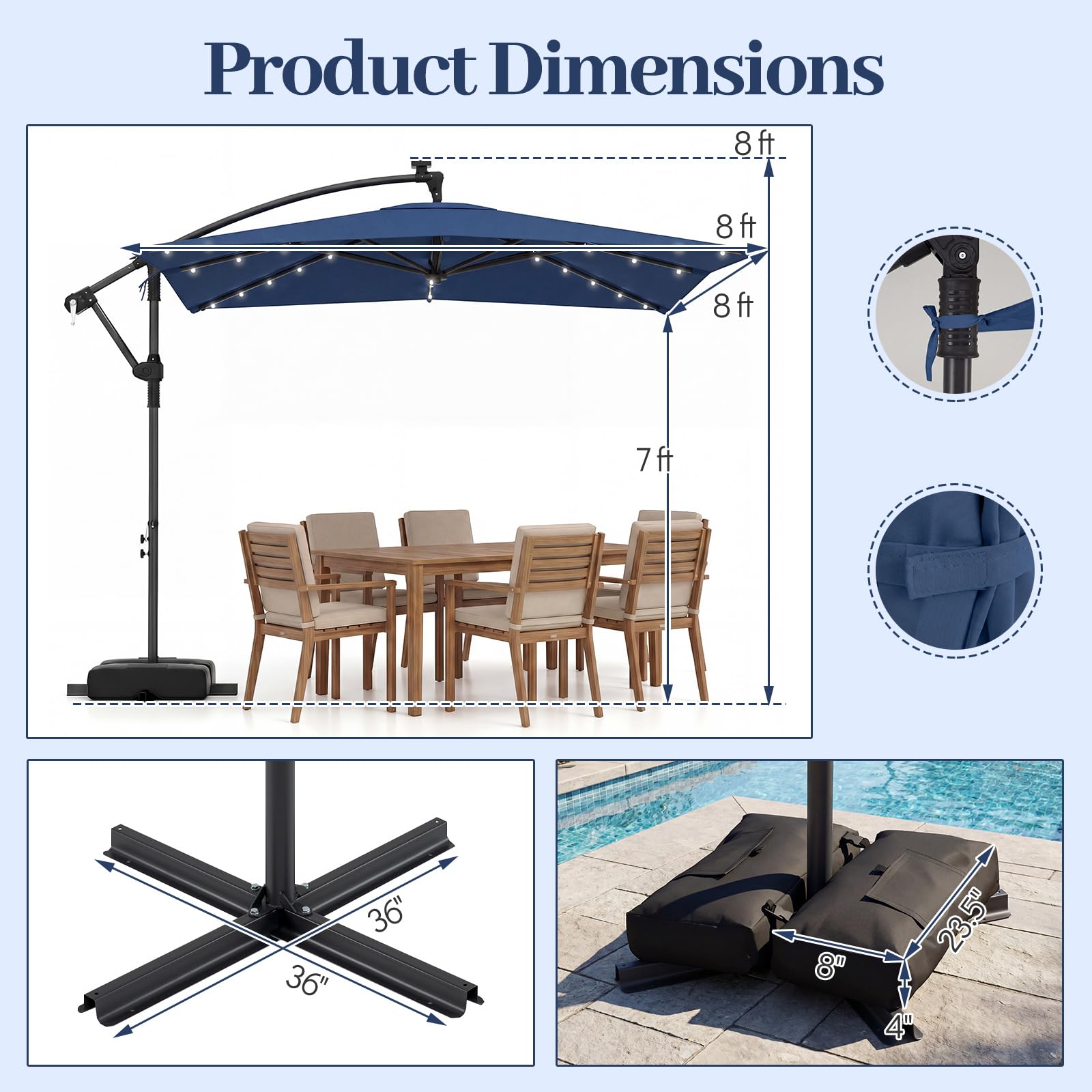 campari patio umbrella B4G