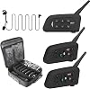 MIMIRACLE Referee Headset 3 Pack with Organizer Bag, Communication System with Headset Earphone