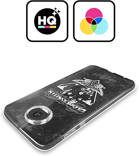 Miniatura 2 de Head Case Designs Officially Licensed Aerosmith World Tour Black and White Gel Case [Military Grade Protection] Compatible with Moto E7 Power/Moto