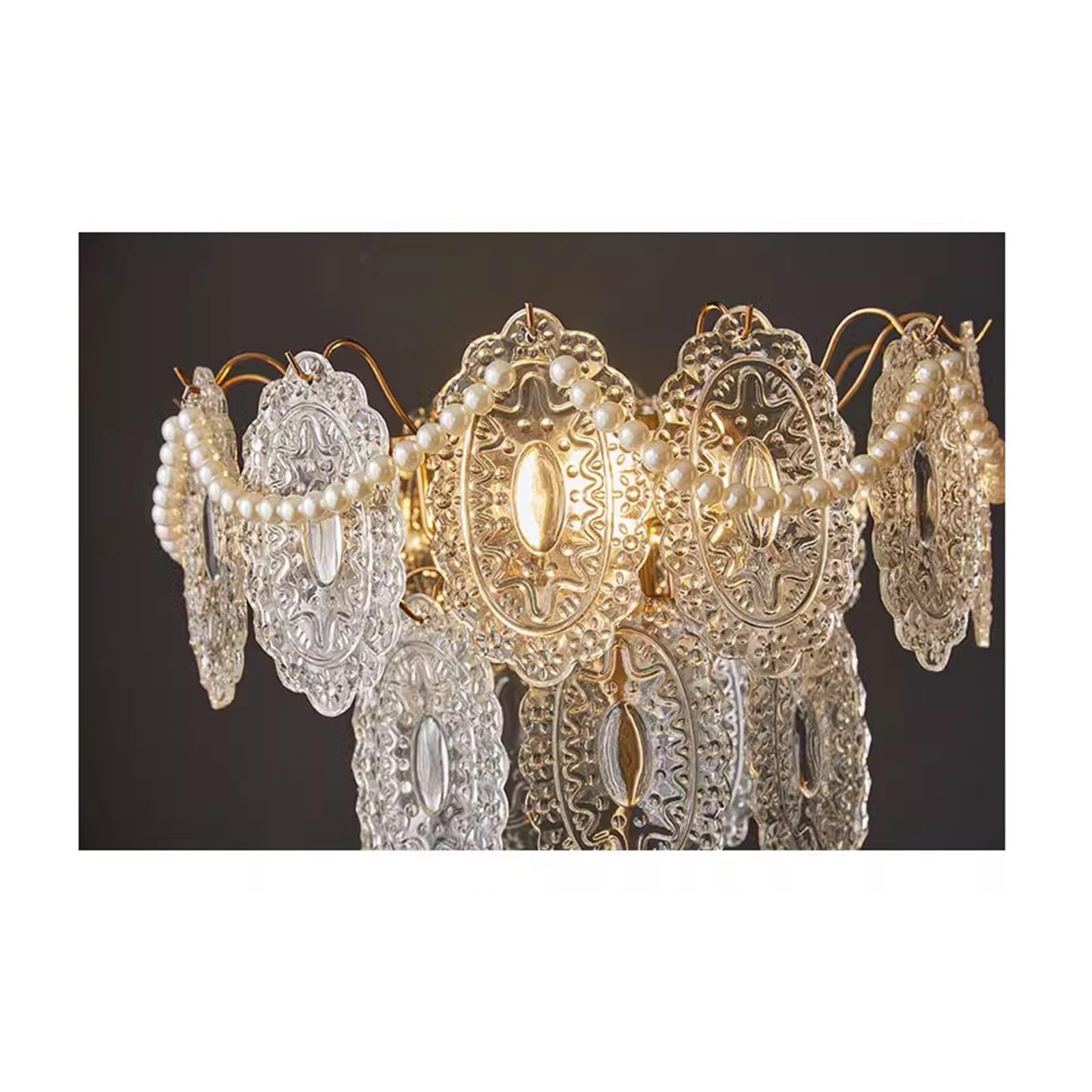 Affascinante Lampada da tavolo in cristallo con controllo a pulsante in comodino in foglia di for la camera letto della ragazza Arredamento per la casa