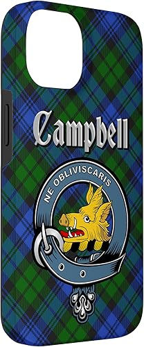 Miniatura 6 de Funda para iPhone 14 Plus Campbell Clan Insignia y Tartán