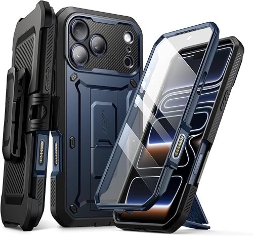 Miniatura 14 de SUPCASE Funda para iPhone 17 Pro Max con botón de control de cámara (Unicorn Beetle Pro), [soporte integrado y protector de pantalla] [protección de
