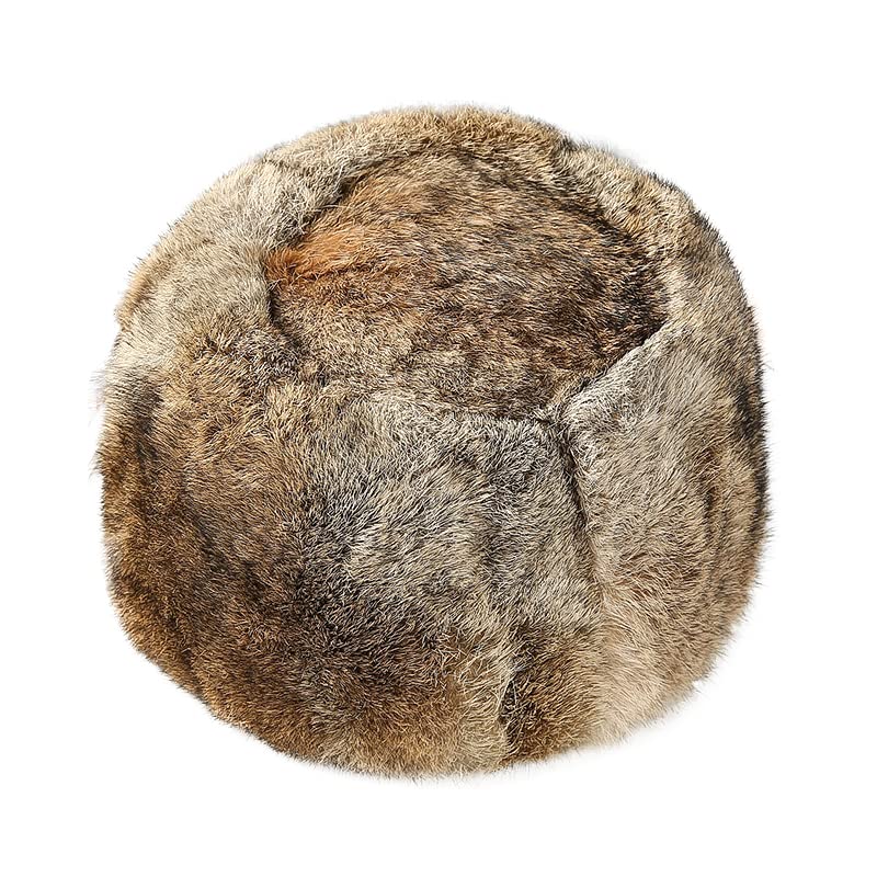 100% Real Rabbit Fur Hat Thicken Winter Warm Flat Top Cap Fashion Outdoor Men