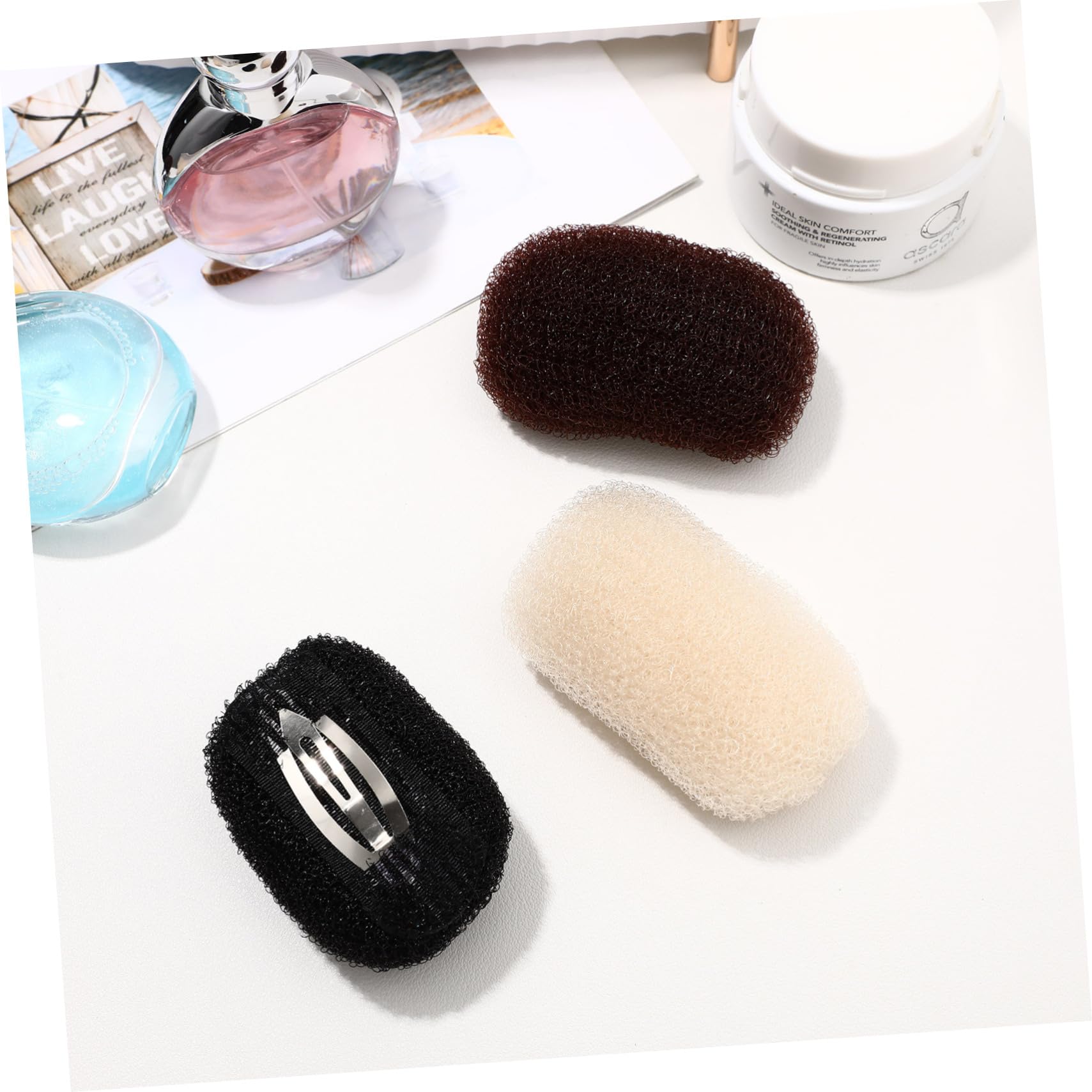 4 Sätze Erhöhte Haarspangen Haarstyling-tools Haarbasisclips Dekorative Haarspangen Haarpolsterklemmen Haar-accessoire 5 Stück * 4