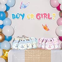 Vista 7 de Nezyo Cajas de regalo de princesa y príncipe, cajas de cartón rosa y azul para cumpleaños de niños y niñas (12 unidades, príncipe y princesa)