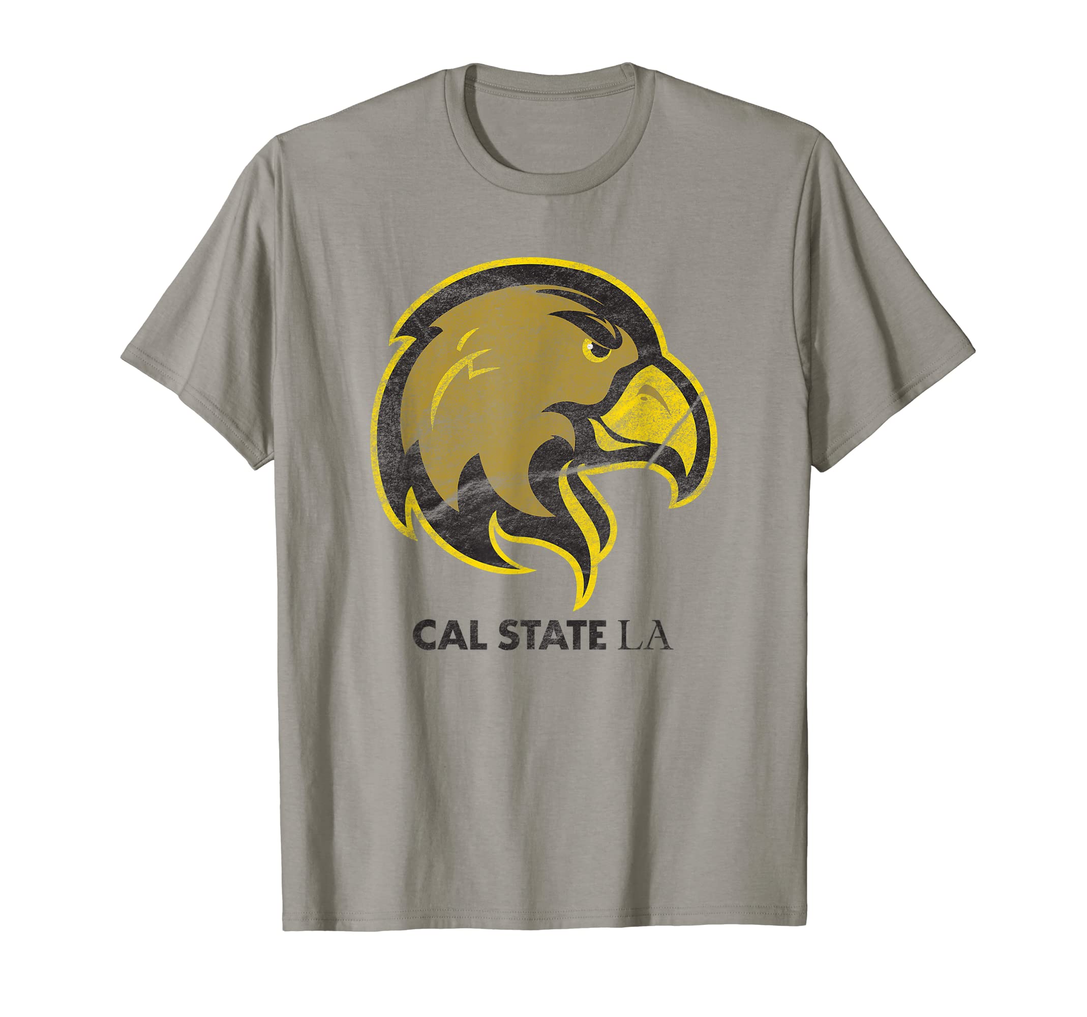 Cal State Los Angeles CSULA Golden Eagles Distressed Logo T-Shirt