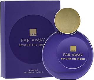 Avon Far Away Beyond the Moon Eau de Parfum 50ml, Wild Cherry and Sandalwood, Long Lasting Scent, Perfect for Any Occasion, Cruelty Free