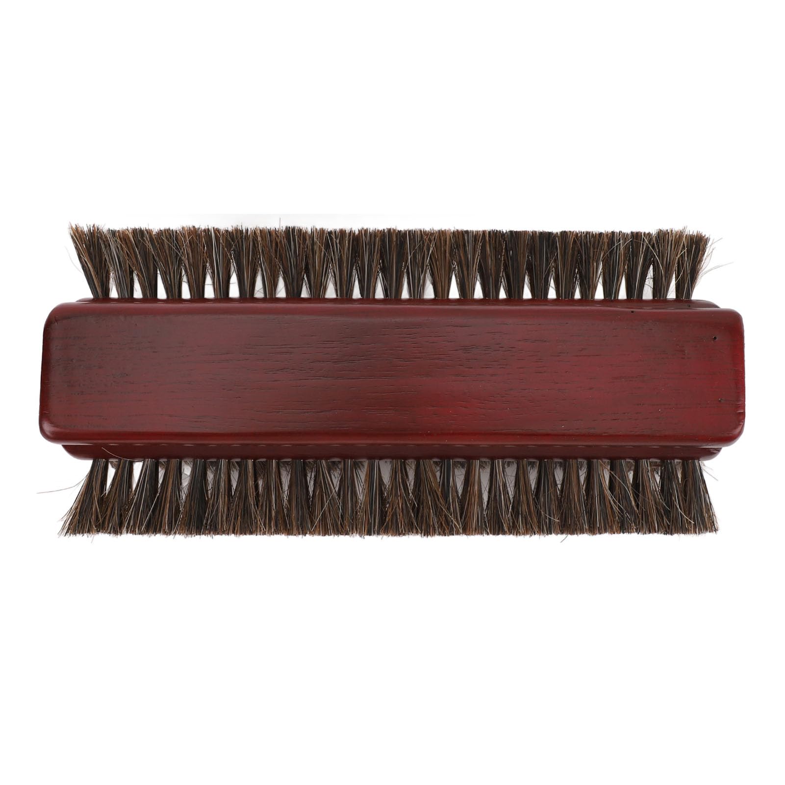 CHICIRIS Cepillo de mesa de billar, limpiador de mesa de billar, cepillo profesional de 3 lados de crin de caballo y madera con diseño de triple cara para el mantenimiento de la sala de juegos en casa