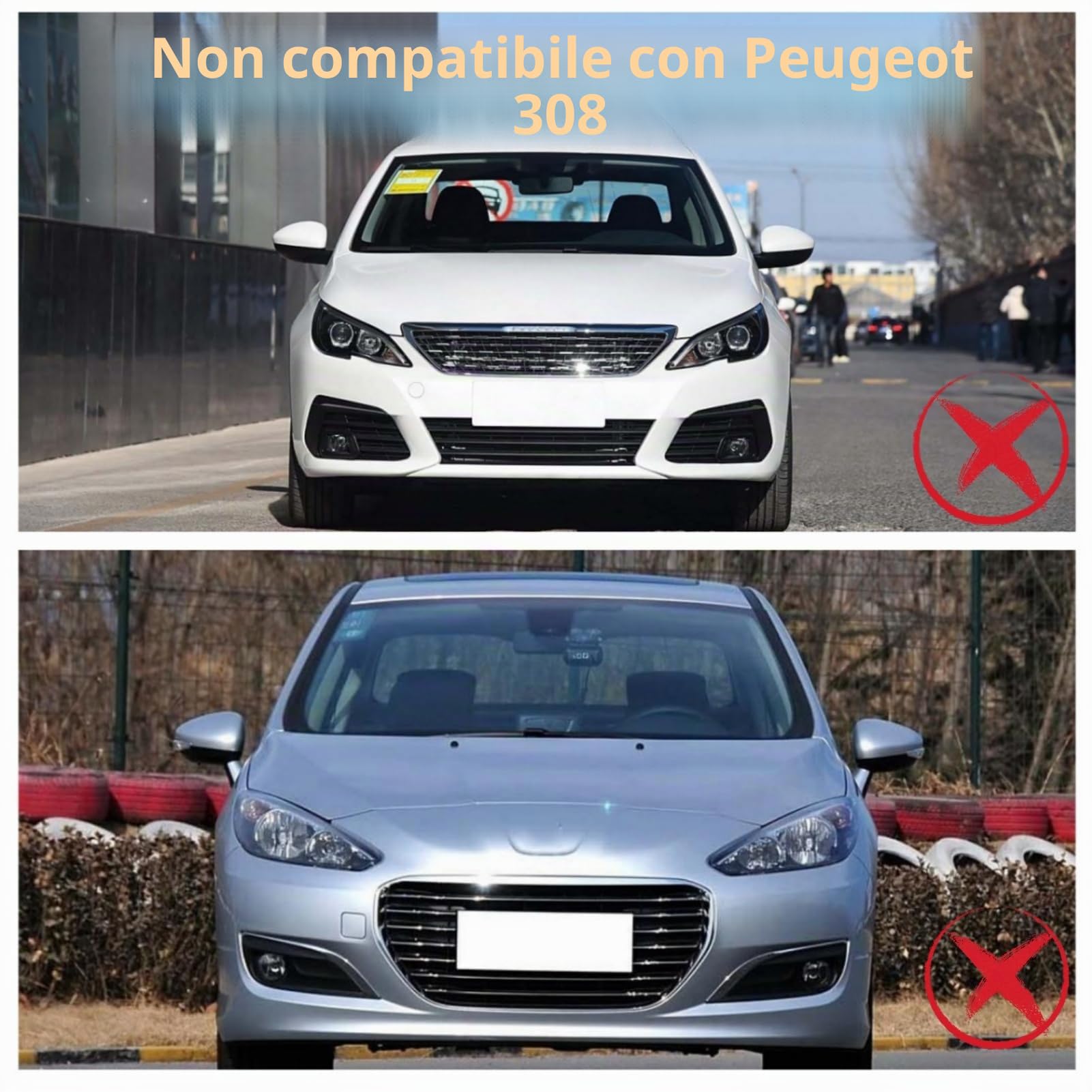 TTCR-II 2 PCS Calotte Specchietti Compatibile con Peugeot 208 Copri Specchietti 2012 2013 2014 2015 2016 2017 2018 2019 Calotta Specchietto 208 Peugeot Copri Specchietto (Nero brillante)