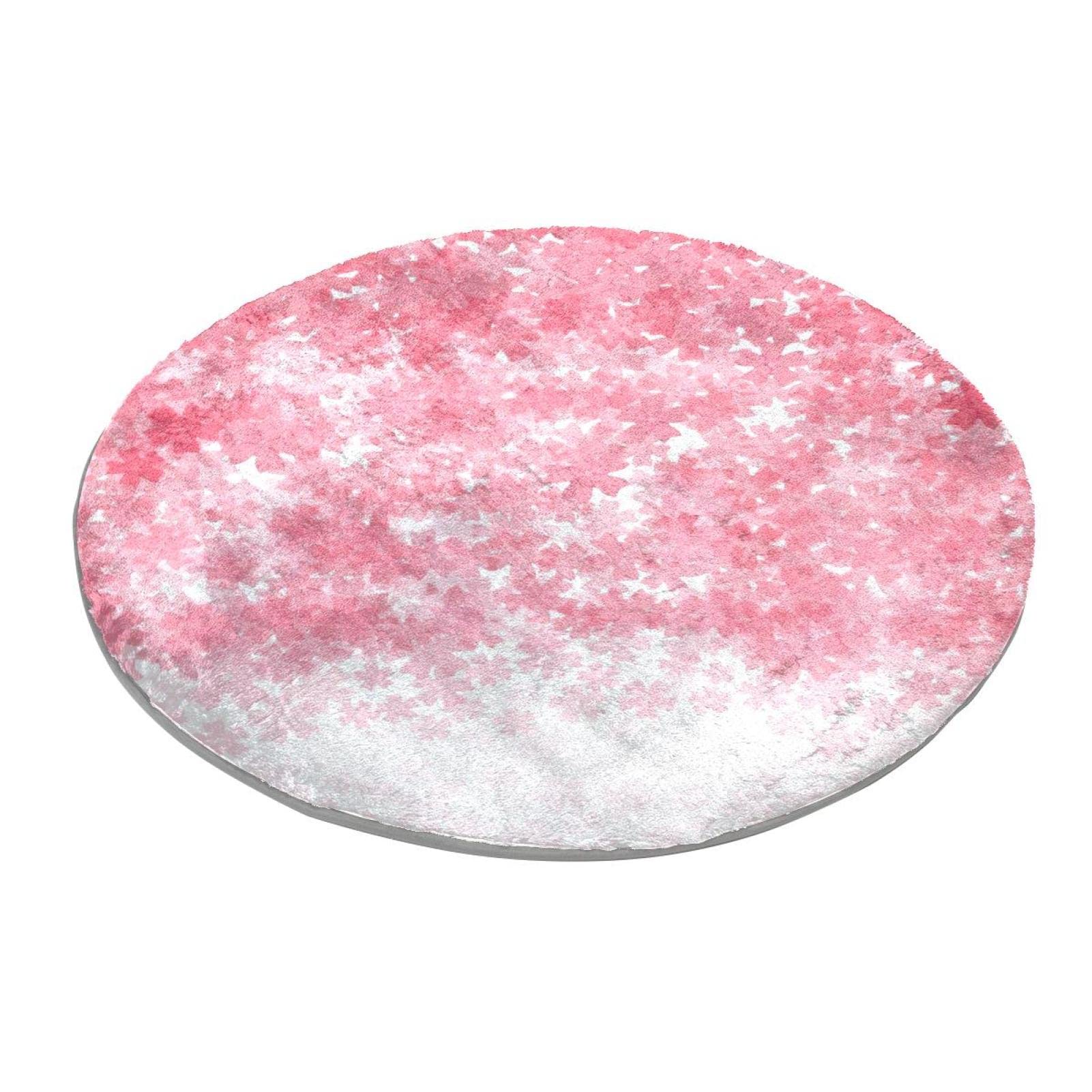 Teppich für Schlafzimmer, Wohnzimmer, Arbeitszimmer, Rosa