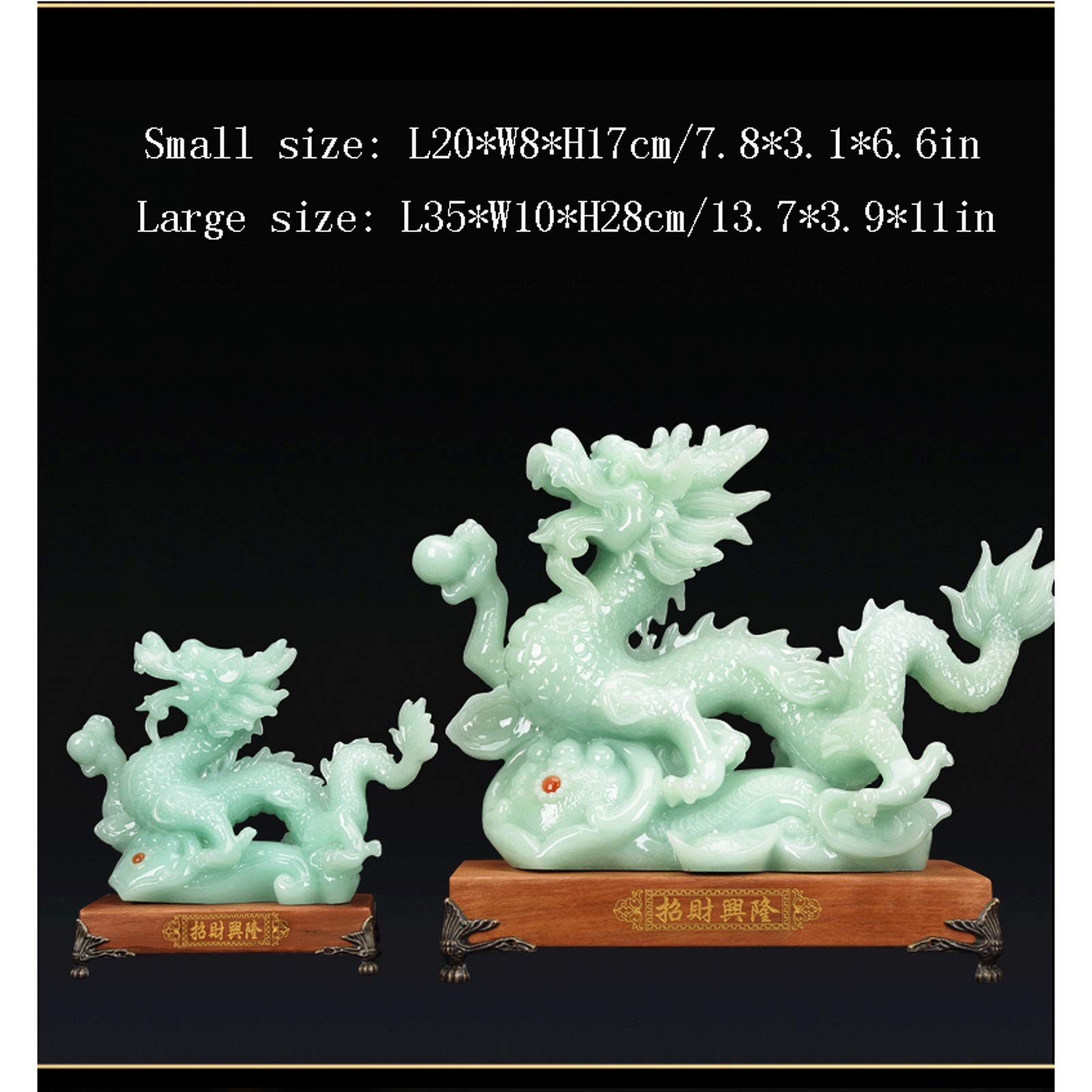 Neue Produkte 2023 Dekorationen für Zuhause Goldene Harz Feng Shui Statue Tierkr