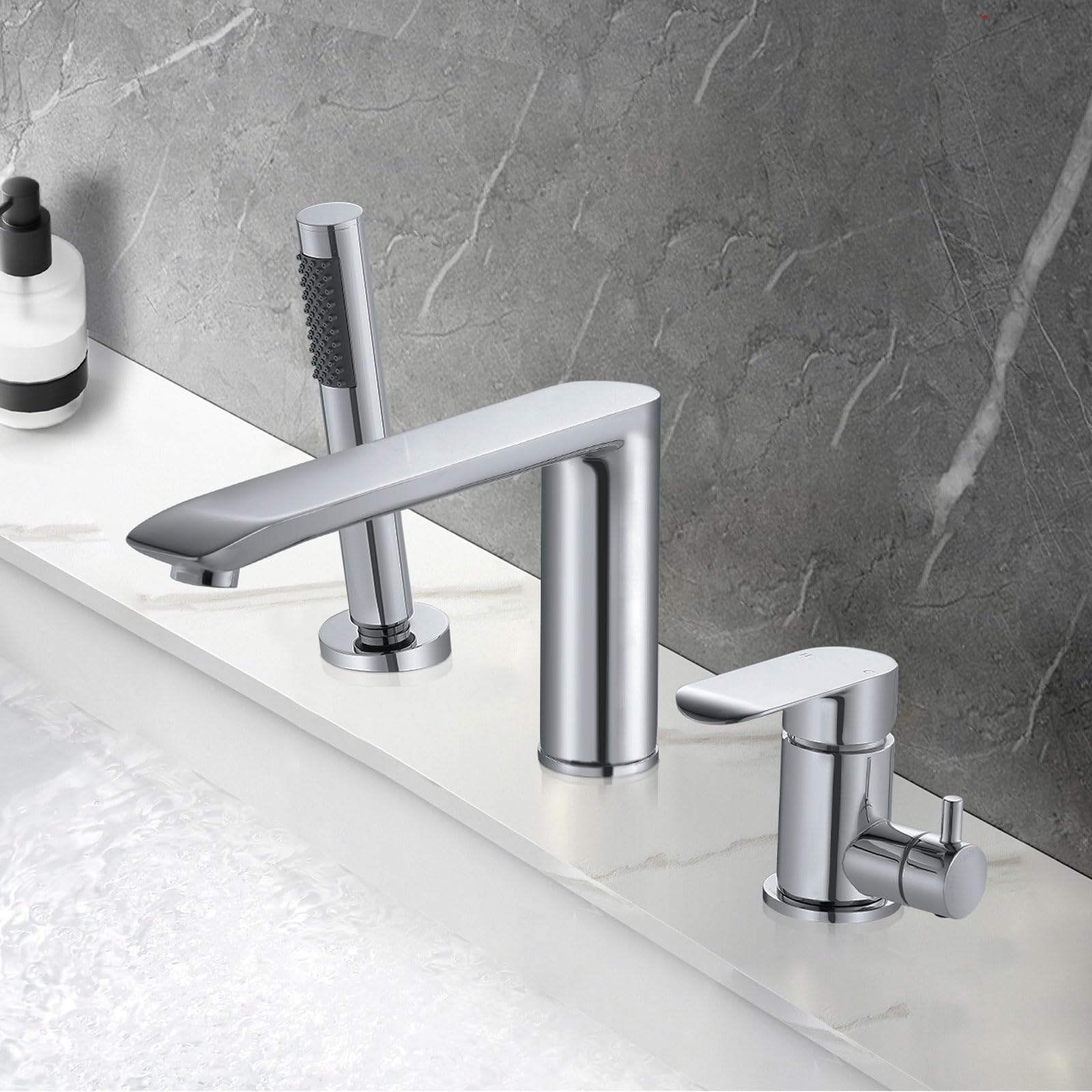 Robinet de baignoire avec douchette résistant au calcaire modèle PTBC11E