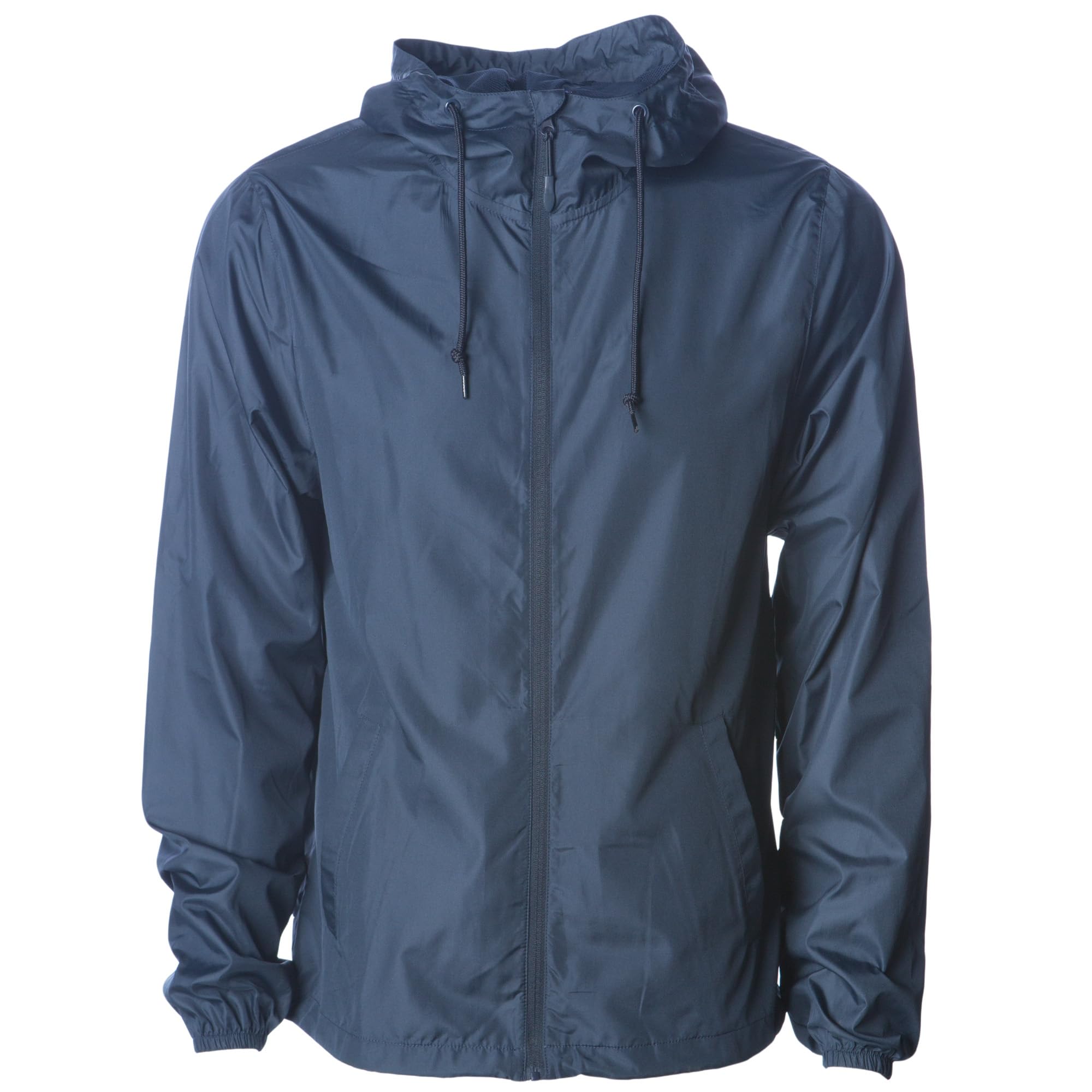 Global Blank Men's Windbreaker Jacket Lightweight Water-Resistant Windbreakers for Men