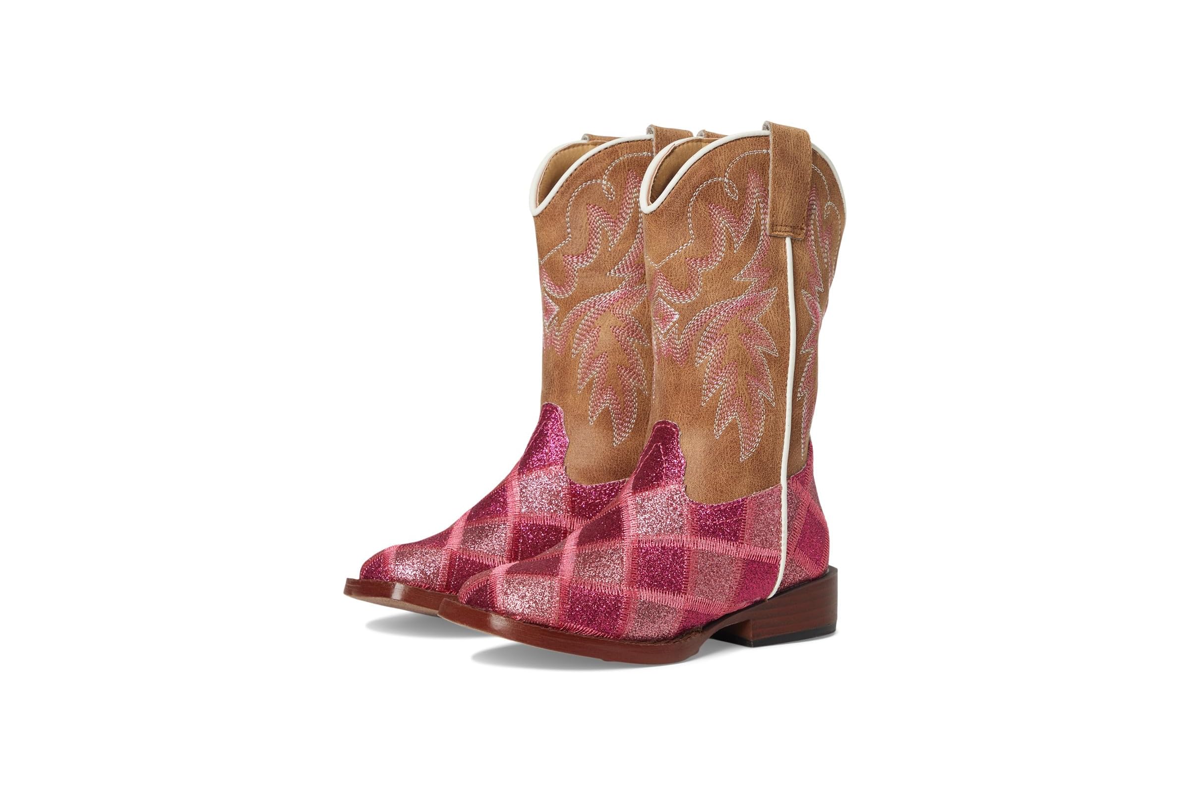 Ботинки Roper Kids Glitter Blocks (Toddler/Little Kid)