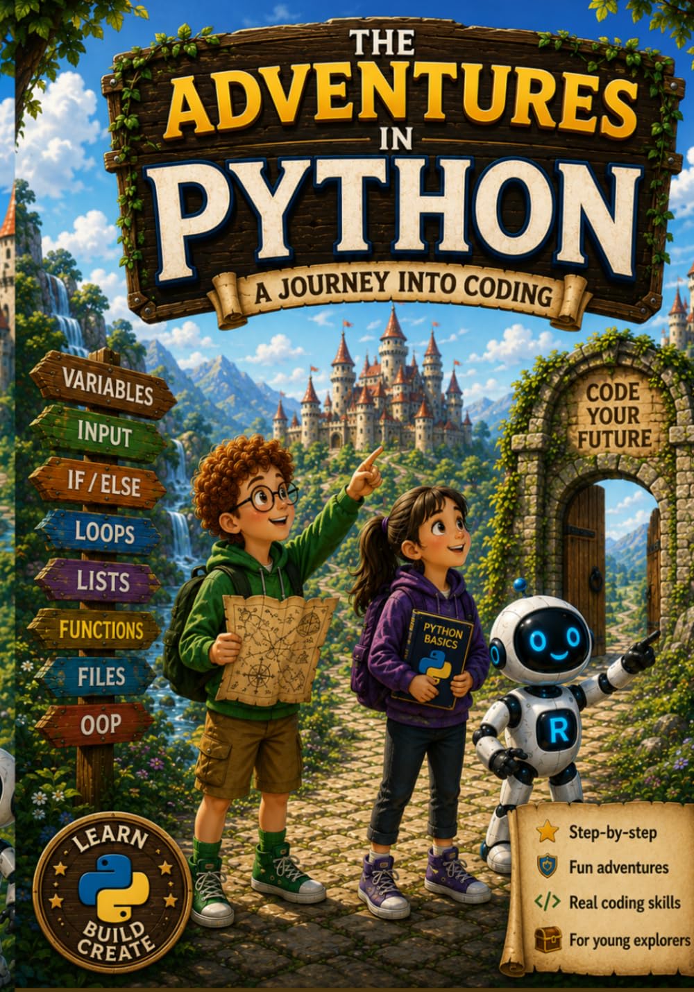 The Adventures in Python: A Journey Into Coding: Beginner's Guide to Python Programming for children, teenagers, and adults