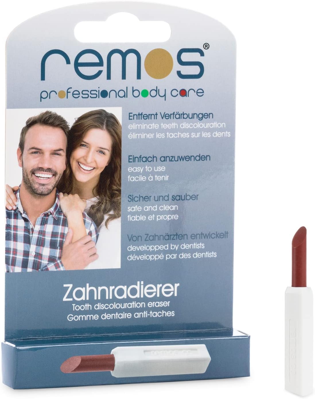 Tooth discolouration eraser