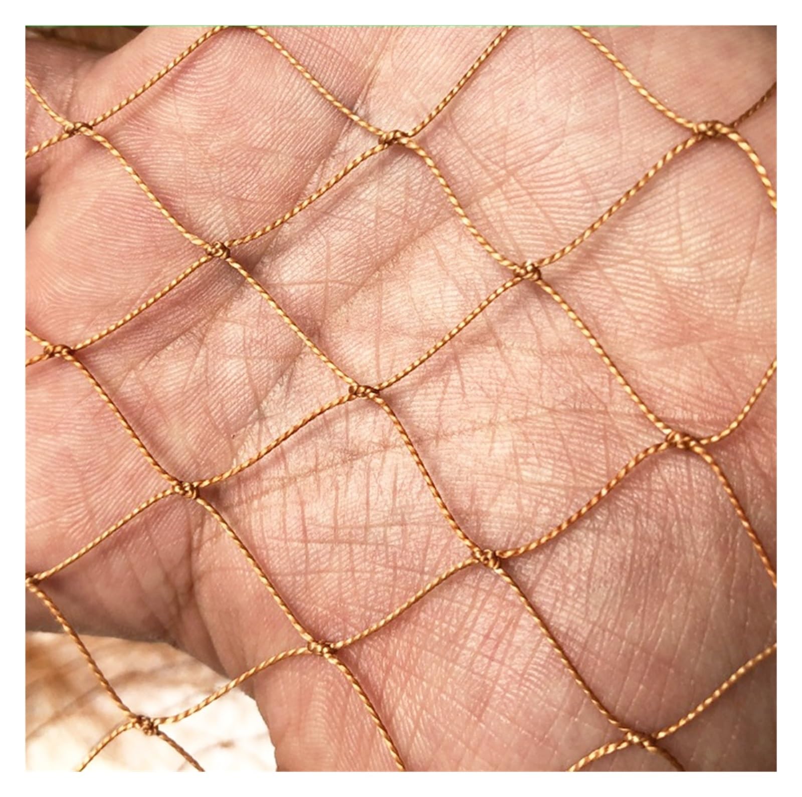 Plastic Wire Mesh Roll, Brown Nylon Bird Netting For Garden Fruit And Vegetable Protection, Multiple Sizes(Brown 2cm Net Grid,2mx10m)
