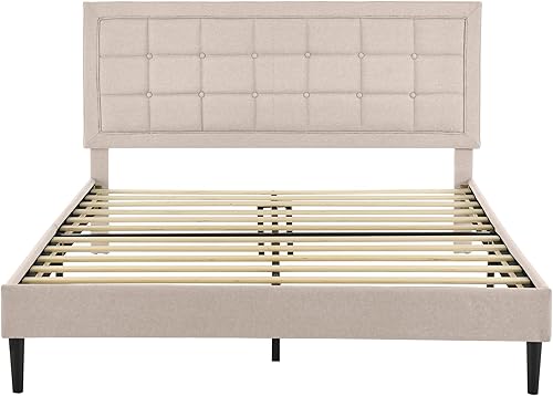 Miniatura 49 de Classic Brands Mornington - Base de cama y cabecera tapizadas Gris oscuro,Lino,Gris claro,Gris