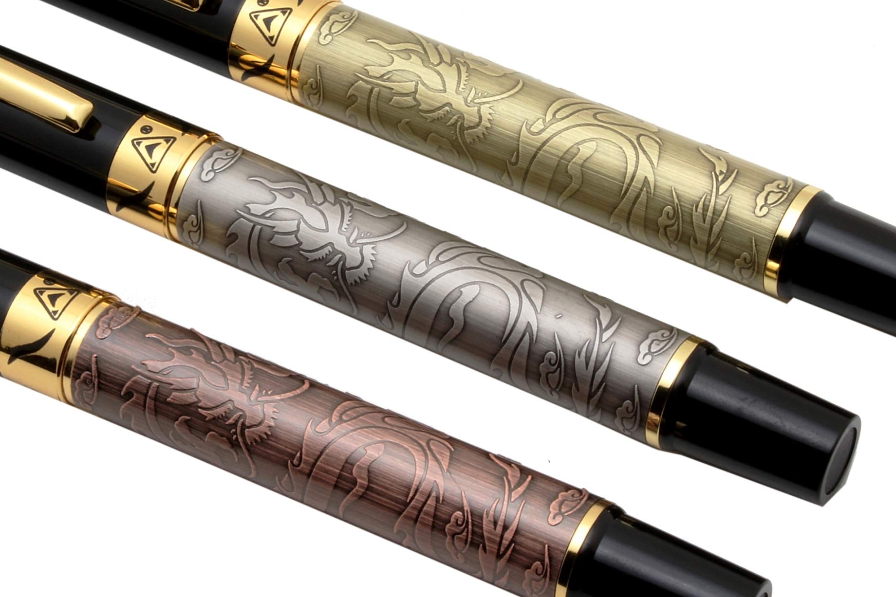 Altino Set Of 3 - Antique Look Dikawen K6 Imperial Flying Dragon