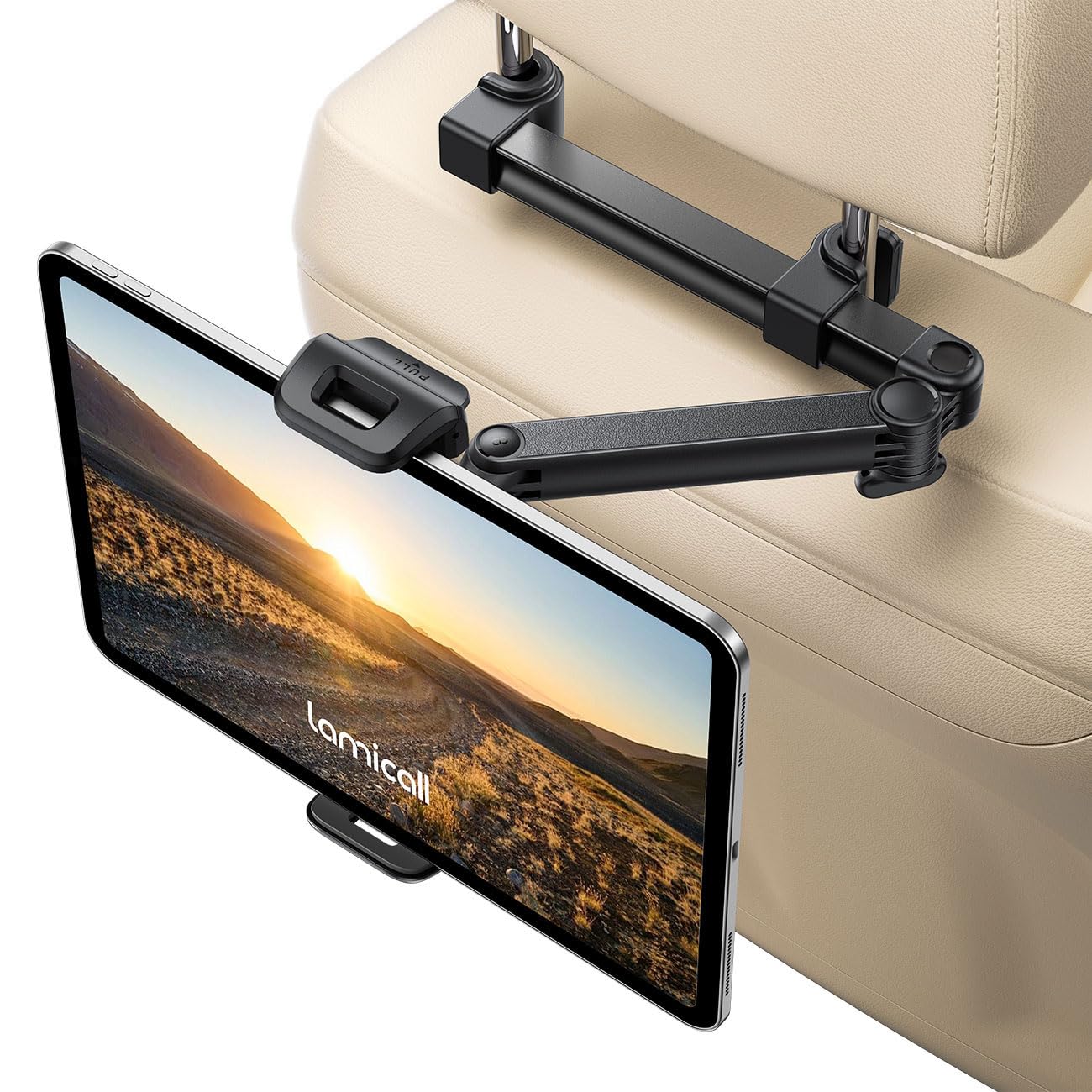 【2026新型・より頑丈】車 タブレット ホルダー 後部座席 : Lamical…