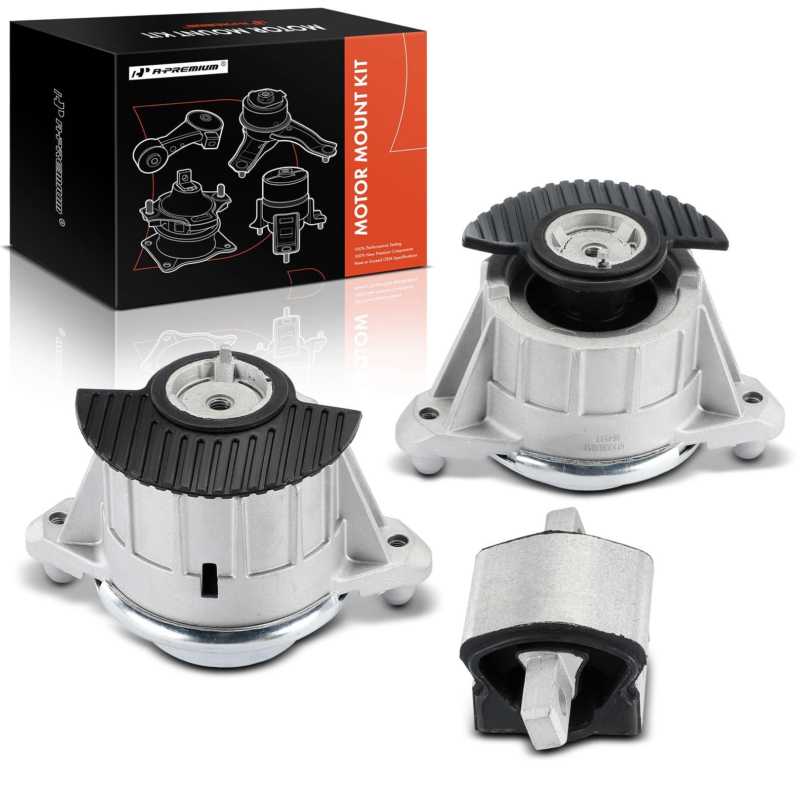 Frankberg Kit supporti motore supporto cambio anteriore 9645 | Compatibile con: Classe E Cabriolet A207, Classe E W212, Classe E Coupé C207, Classe C W204, Classe C Modello T S204