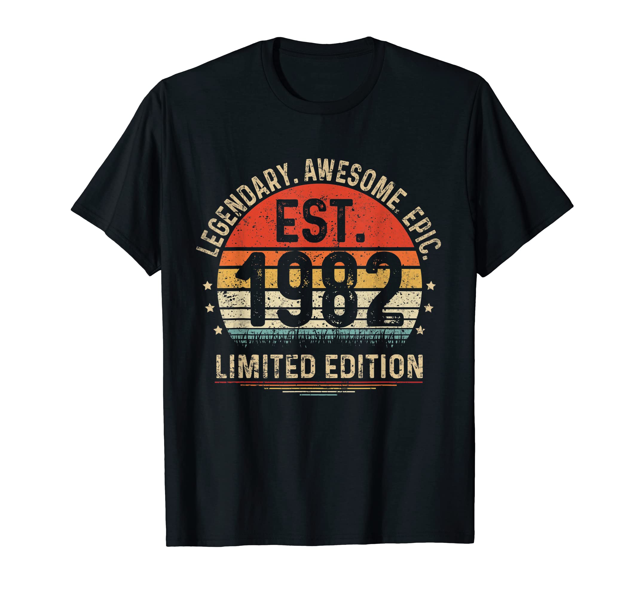 Est. 1982 Vintage 1982 Limited Edition 39th Birthday T-Shirt