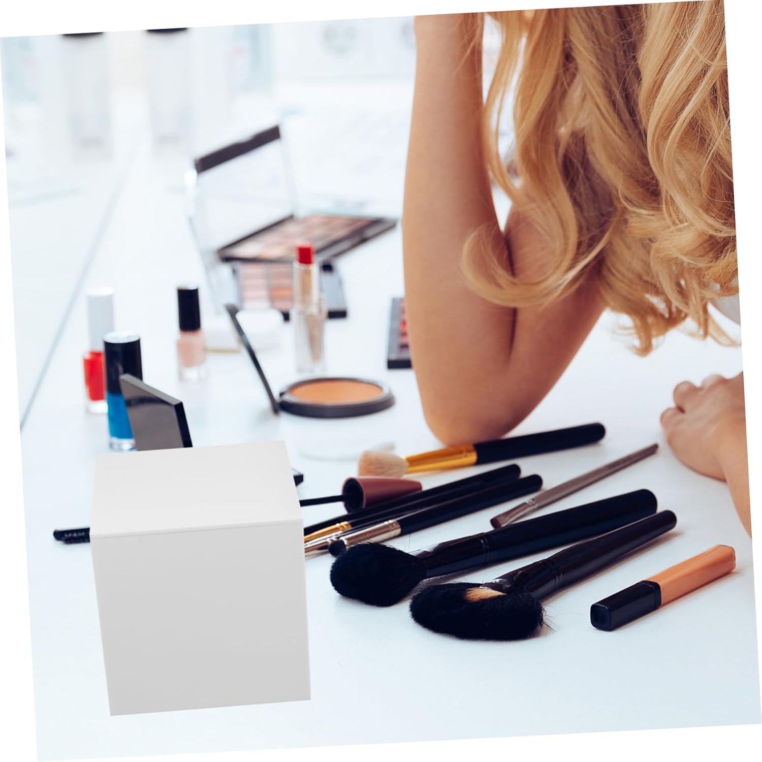 Alipis 3pcs Acrylic Cube Display Stands Nested Risers for Collectibles Multi-Purpose Holders for Desserts and Party Displays