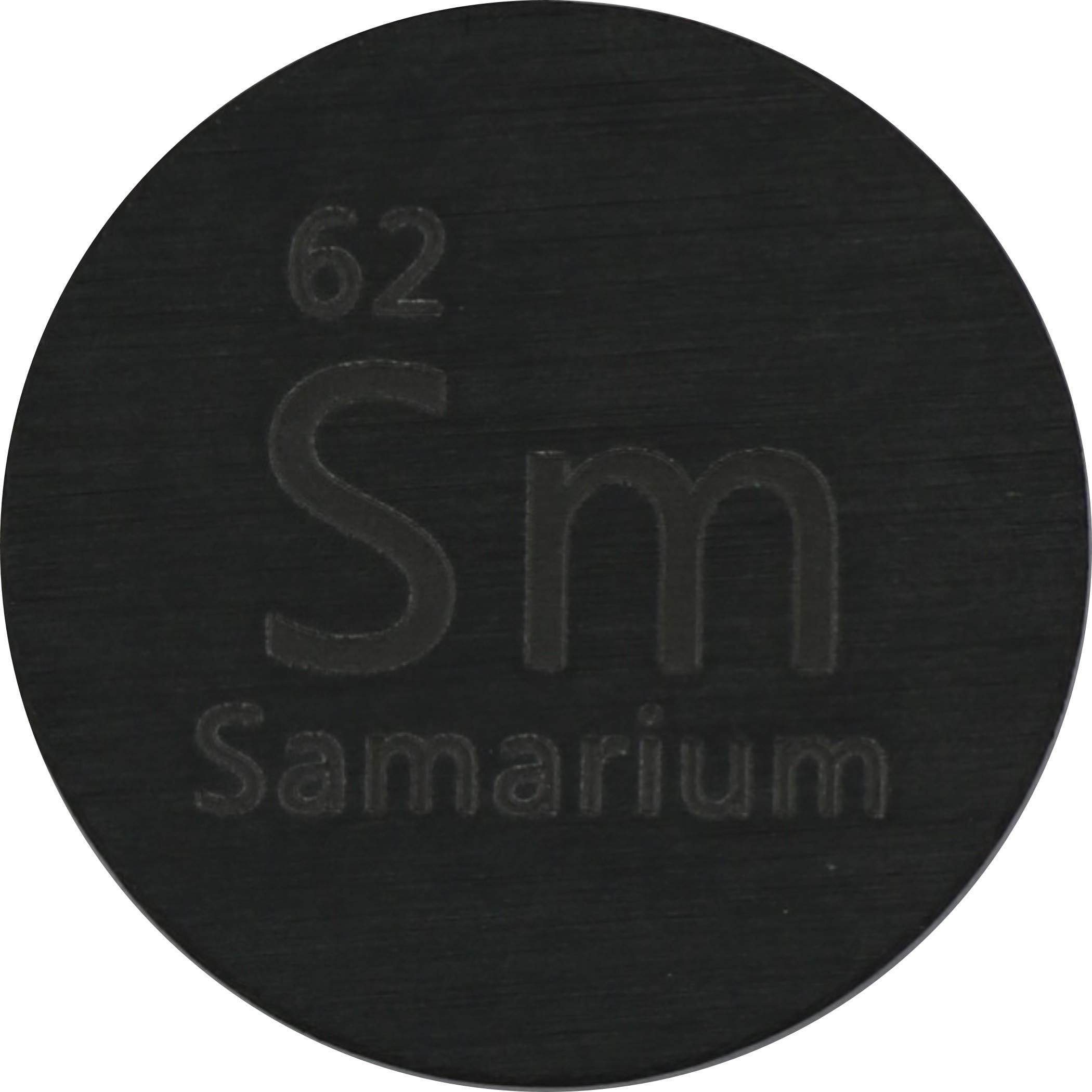 Samarium (Sm) 24.26mm Metal Disc 99.9% Pure for Collection or Experiments