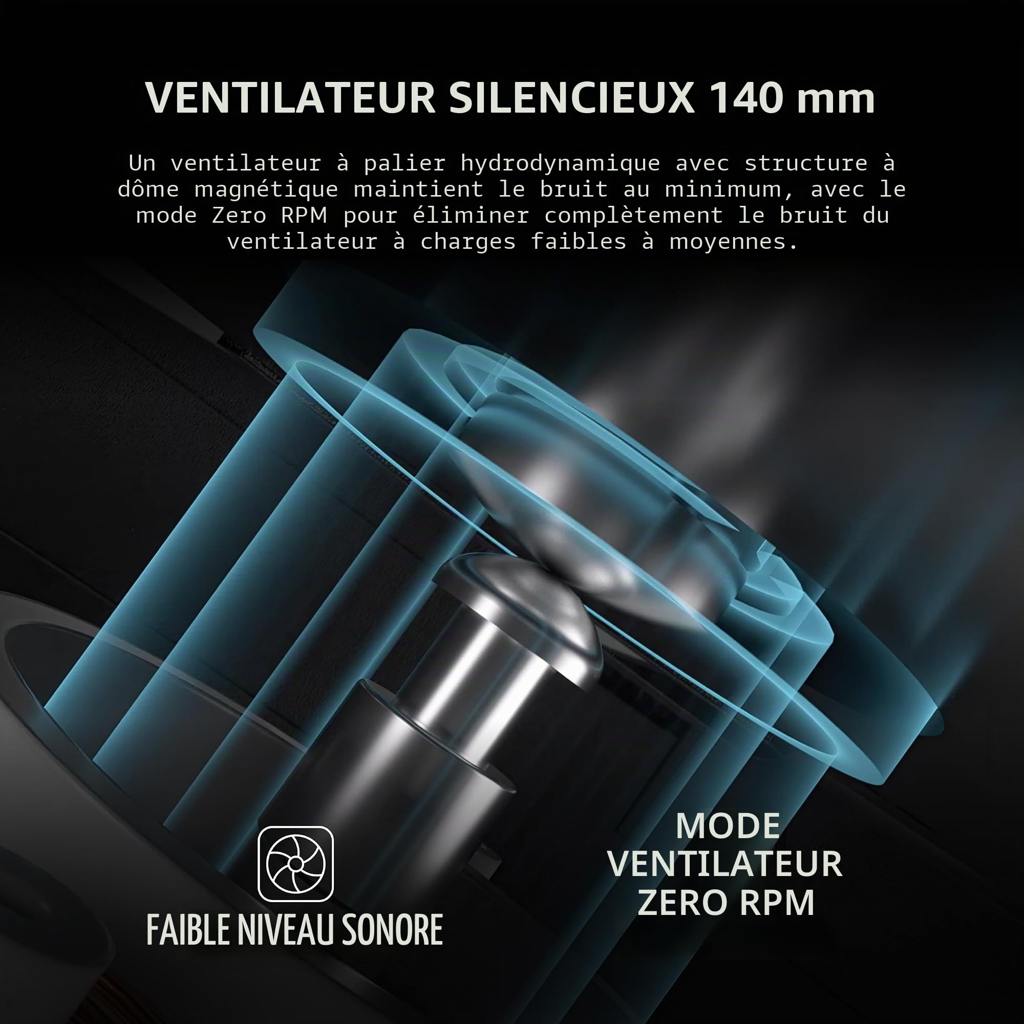 Corsair RM750x ATX 3.1 PCIe 5.1 Ready Bloc d'alimentation entièrement modulaire 750 W - Faible Bruit, efficacité cybenetics Or, connecteur natif 12V-2x6 - Noir